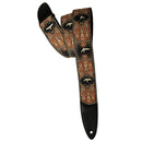 PRS Custom Jacquard Birds Fleur Guitar Strap (Peach) - 2"