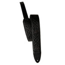 PRS Custom "Faux" Leather Padded Guitar Strap With RAS (Birds Black) - 2.4"