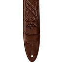 PRS Custom "Faux" Leather Padded Guitar Strap With RAS (Birds Sanguine) - 2.4"