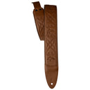 PRS Custom "Faux" Leather Padded Guitar Strap With RAS (Birds Tan) - 2.4"