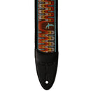 PRS Padded Guitar Strap With FLASH Custom Jacquard Birds Wavelength (Orange)