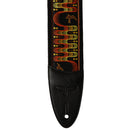 PRS Padded Guitar Strap With FLASH Custom Jacquard Birds Wavelength (Yellow)