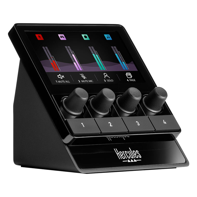 Contrôleur audio intuitif Hercules STREAM100 pour Livestream