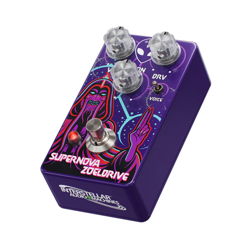 Interstellar Audio Machines SUPERNOVA ZOELDRIVE Tweed Overdrive Boost Pedal