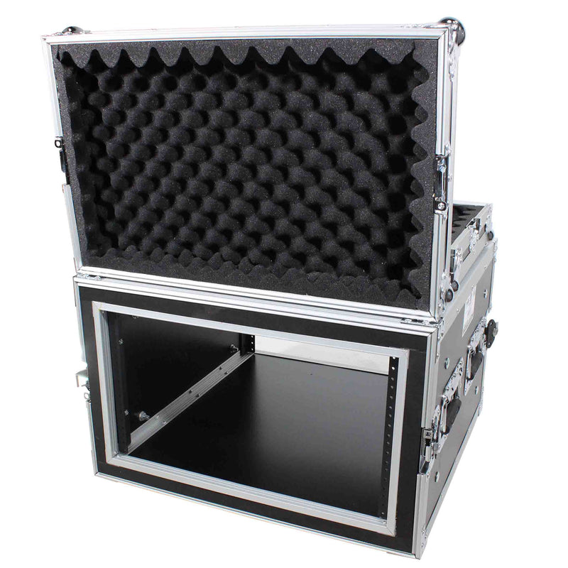 ProX T-6RSP 20" Shockproof Amp Rack ATA Shock Mount Flight Case With Recessed Handles 6U