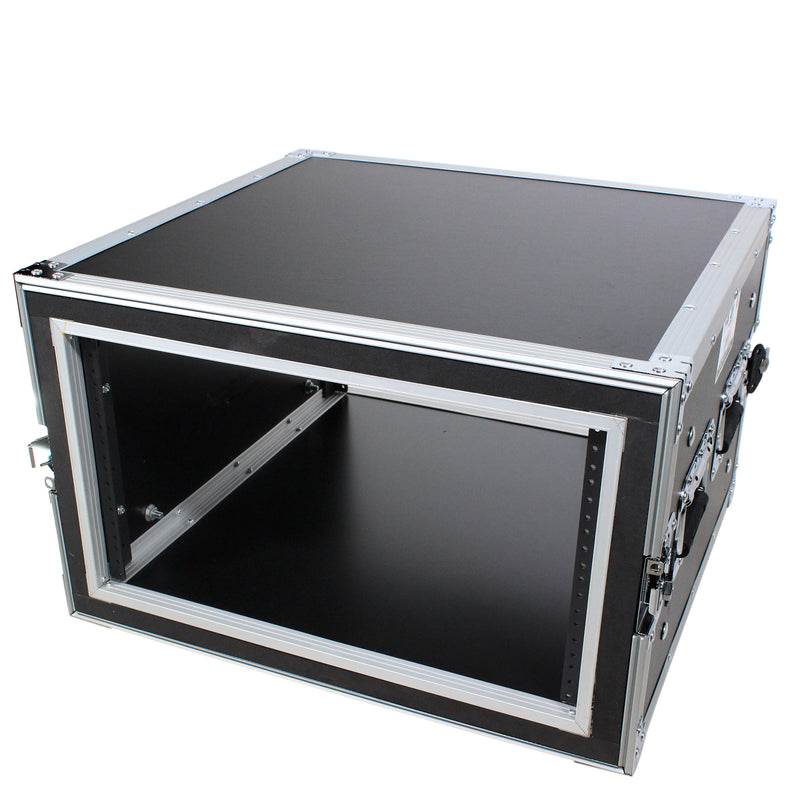 ProX T-6RSP 20" Shockproof Amp Rack ATA Shock Mount Flight Case With Recessed Handles 6U