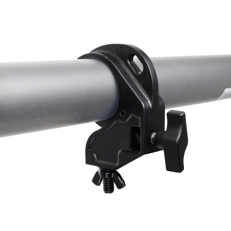 ProX T-C16H-BLK Aluminum Hook Style Clamp with Big Wing Knob for 2" Truss Tube (Black)