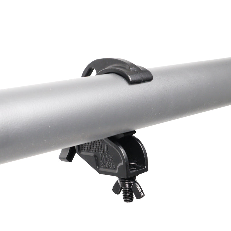 ProX T-C16H-BLK Aluminum Hook Style Clamp with Big Wing Knob for 2" Truss Tube (Black)