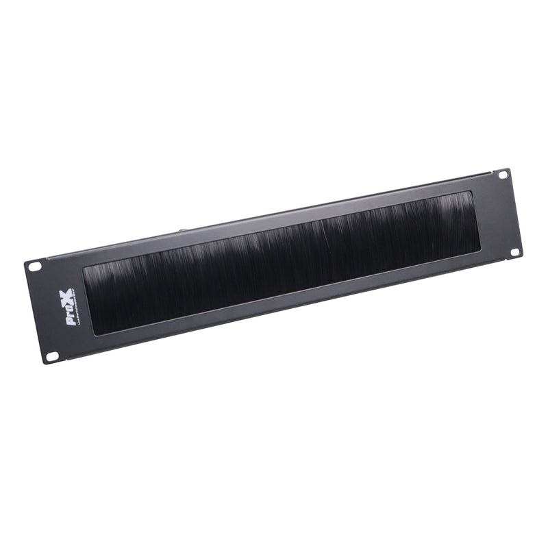 ProX T-P2BR 2U Rack Panel Brush Cable Management Slot Strips