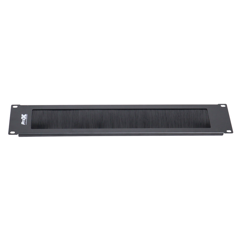 ProX T-P2BR 2U Rack Panel Brush Cable Management Slot Strips