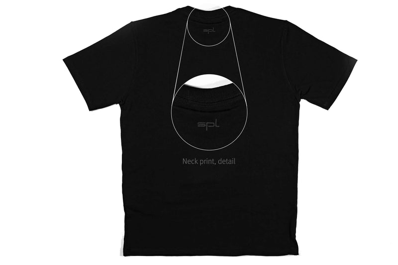 SPL WT2213L T-Shirt (Black with Black Logo) - L