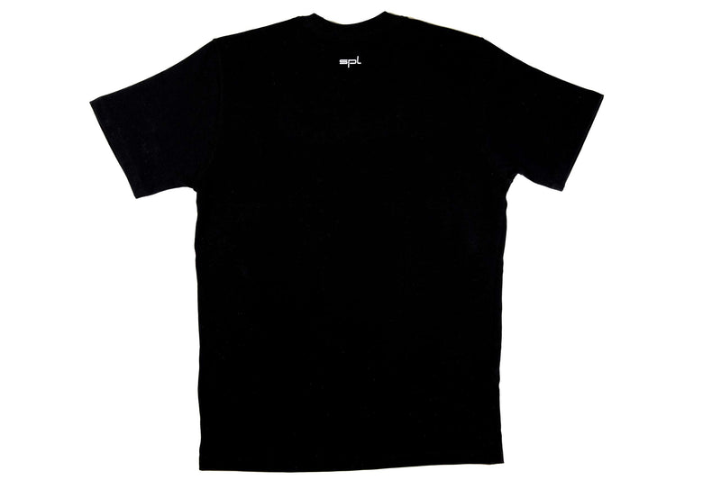 SPL WT22104XL T-Shirt (Black with White Logo) - 4XL