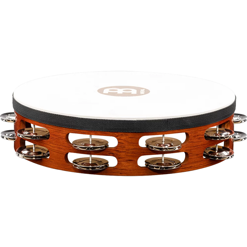 Meinl TAH2AB Tambourin traditionnel en bois de chèvre en acier (marron antique) – 25,4 cm