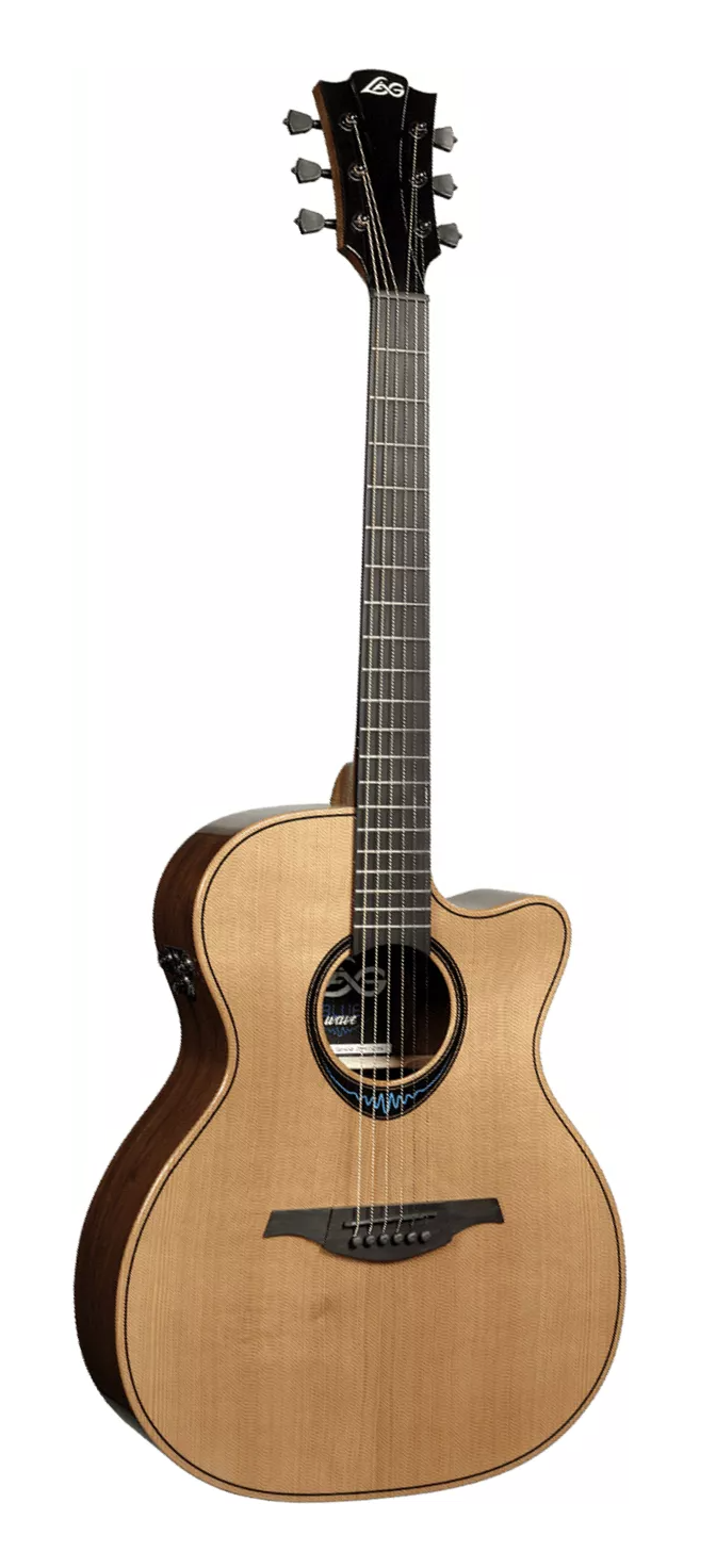 Lag Guitars TBW2ACE Smart BlueWave 2 Auditorium Acoustic Guitar (Naturel)
