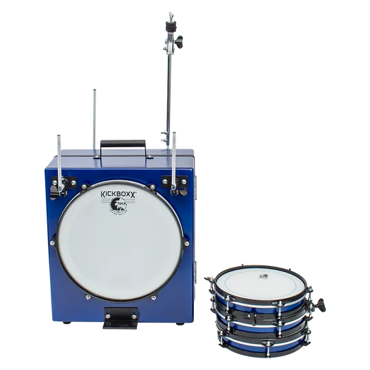 Toca TKSDS-PRO-BL Kickboxx Pro Suitcase Drum Set (Cobalt Blue)