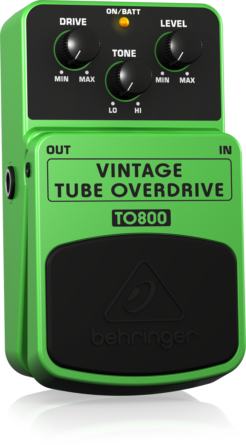 Behringer TO800 Vintage Tube-Sound Overdrive Effects Pedal