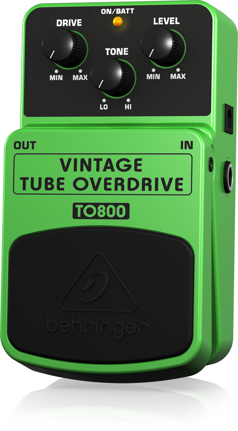 Behringer TO800 Vintage Tube-Sound Overdrive Effects Pedal