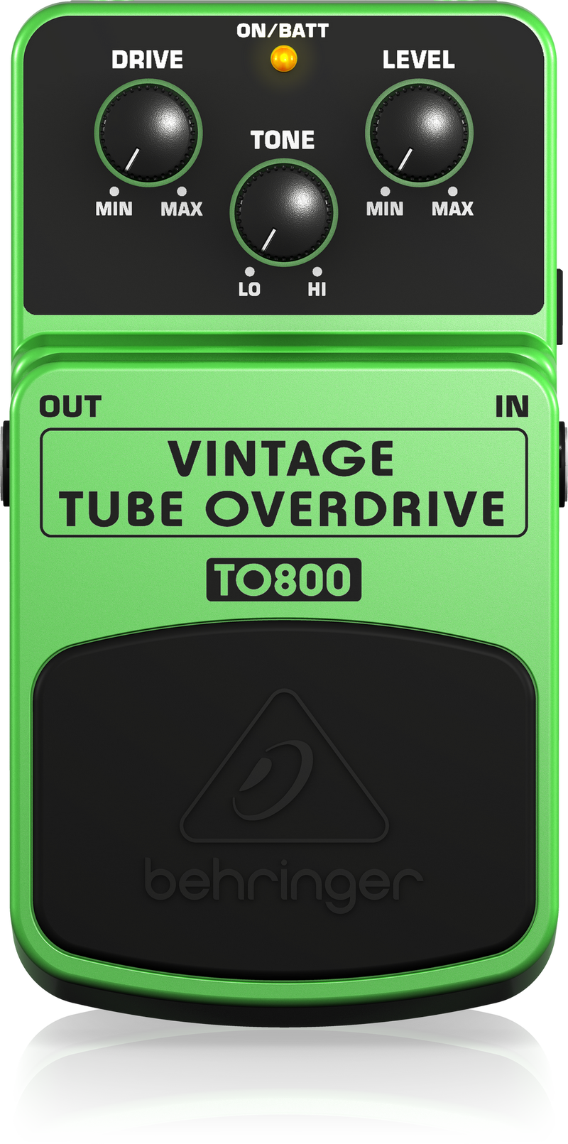 Behringer TO800 Vintage Tube-Sound Overdrive Effects Pedal