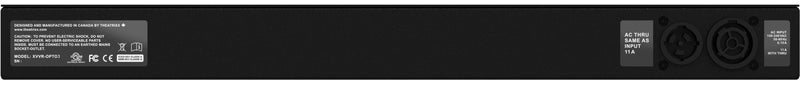xVision XVVR-OPTO3 DMX Splitter/Isolator 1:8 + Thru - RDM - XLR3 - 1RU