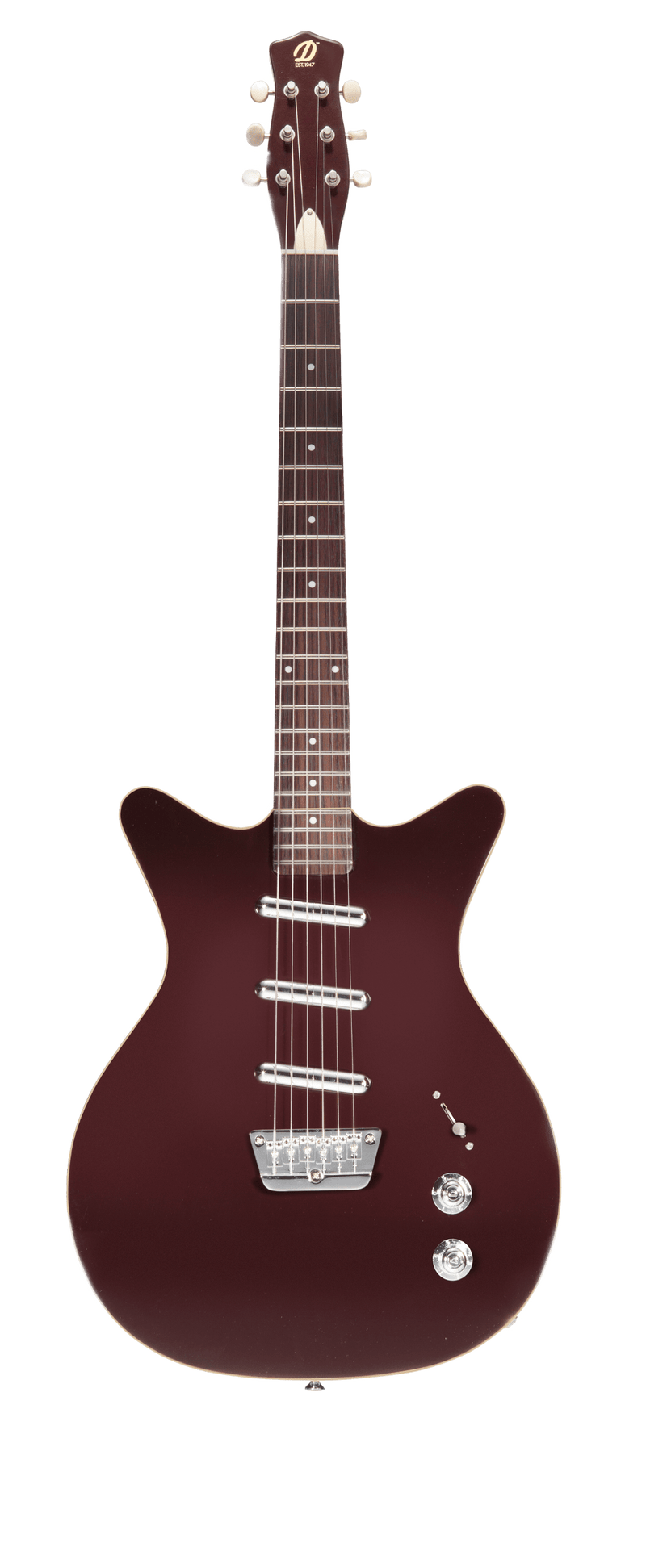 Danelectro TRIPLE DIVINE 59 Electric Guitar (Dark Burgundy)