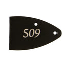 PRS 509 Core Etched Truss Rod Cover (Black Anodized Aluminum)