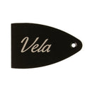 PRS VELA Core Etched Truss Rod Cover (Black Anodized Aluminum)