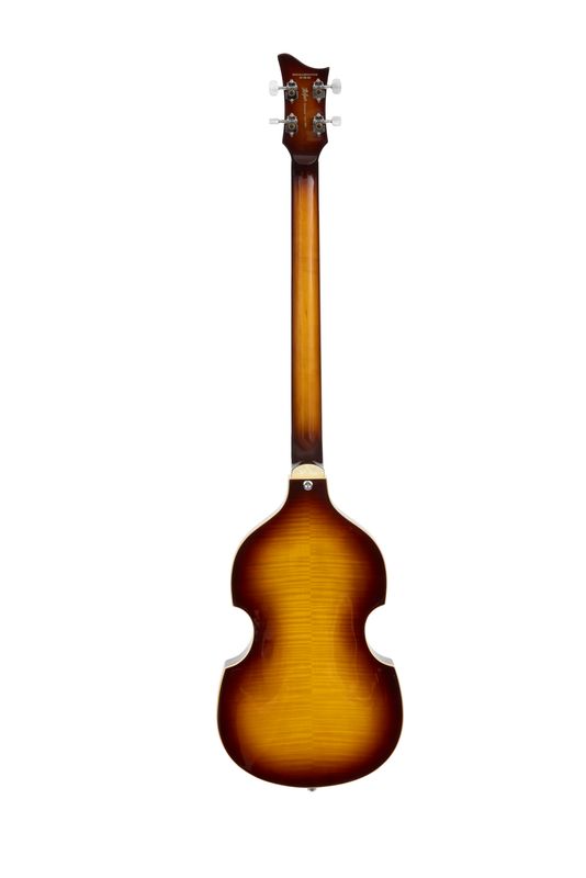Hofner IGNITION Left Handed Violin Electric Bass Guitar (Sunburst)
