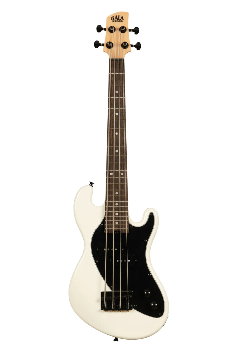 Kala UBASS-SB-CR-FS Basse ukulélé frettée à 4 cordes Solid Body (Sweet Cream)
