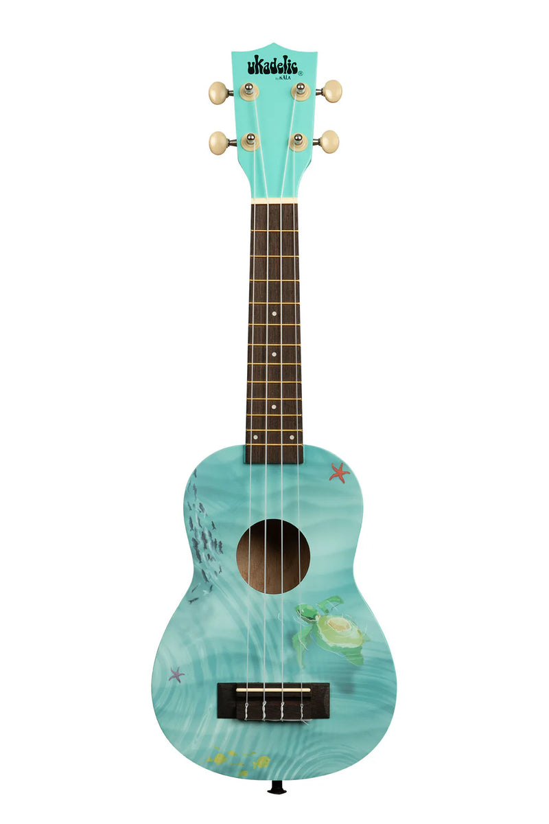 Kala UK-SEASCAPE Ukadelic Soprano Ukulele (Seascape)