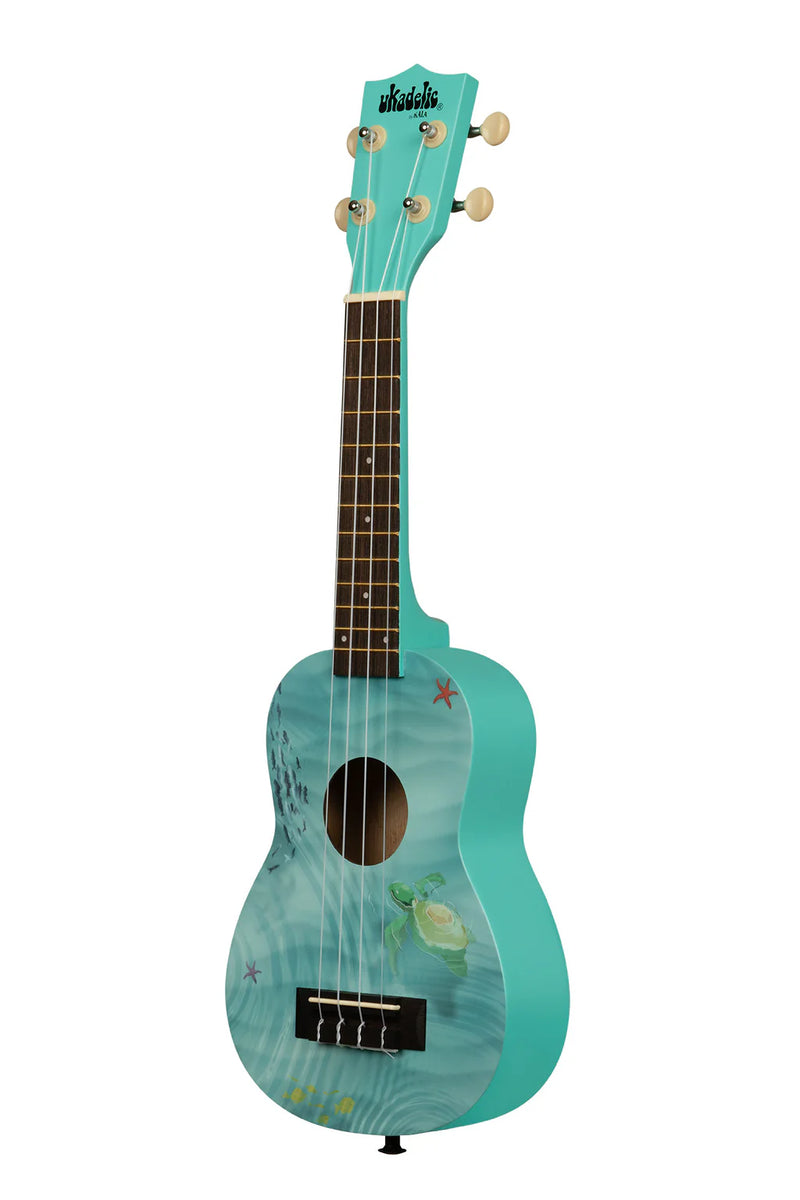 Kala UK-SEASCAPE Ukadelic Soprano Ukulele (Seascape)