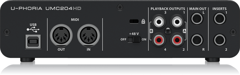 Behringer UMC204HD USB Audio Interface