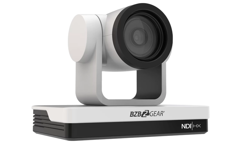 BZB Gear BG-UPTZ-ND30X-W Universal 1080P FHD PTZ 30X NDI/HDMI/SDI/USB 3.0 RS232/485 Live Streaming Camera (White)