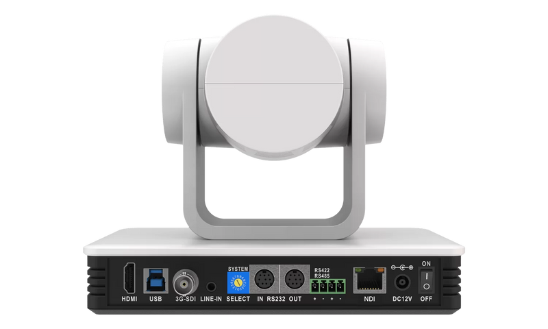 BZB Gear BG-UPTZ-ND20X-W Universal 1080P FHD PTZ 20X NDI/HDMI/SDI/USB 3.0 RS232/485 Live Streaming Camera (White)