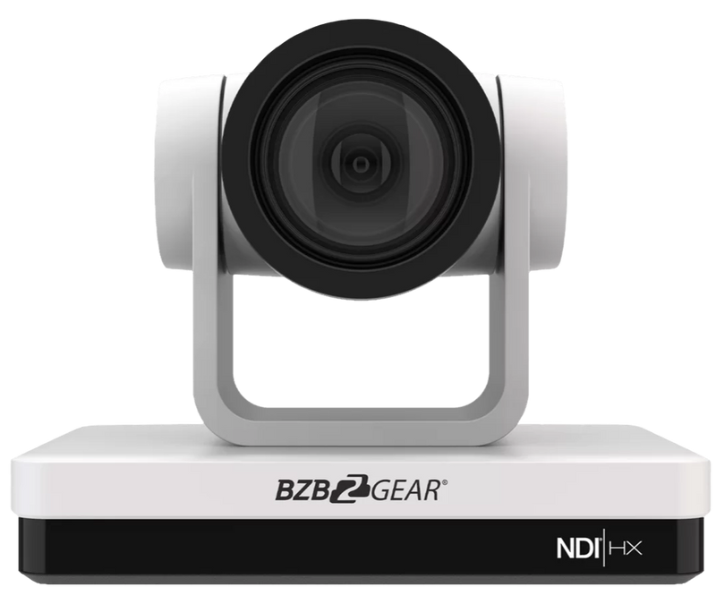 BZB Gear BG-UPTZ-ND12X-W Universal 1080P FHD PTZ 12X NDI/HDMI/SDI/USB 3.0 RS232/485 Live Streaming Camera (White)