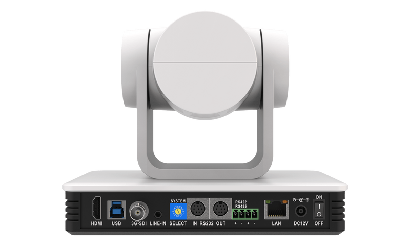 BZB Gear BG-UPTZ-20XHSU-W Universal 1080P FHD PTZ 20X HDMI/SDI/USB 3.0 RS232/485 Live Streaming Camera (White)