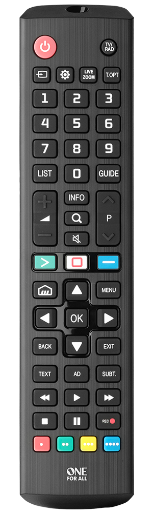 Un pour tous les URC4811 LG TV de télécommande de remplacement
