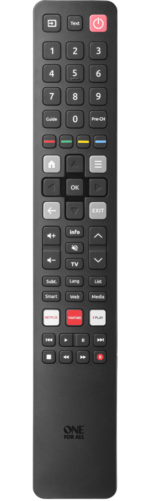 One For All URC4922 TCL TV Replacement Remote