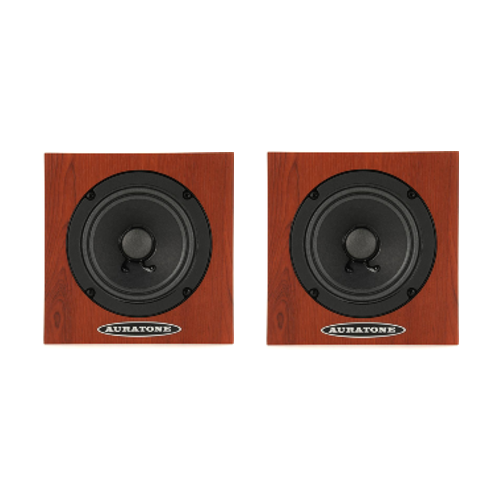Auratone 5C Active Super Cube Reference Monitors (Woodgrain, Pair) - 4.5"