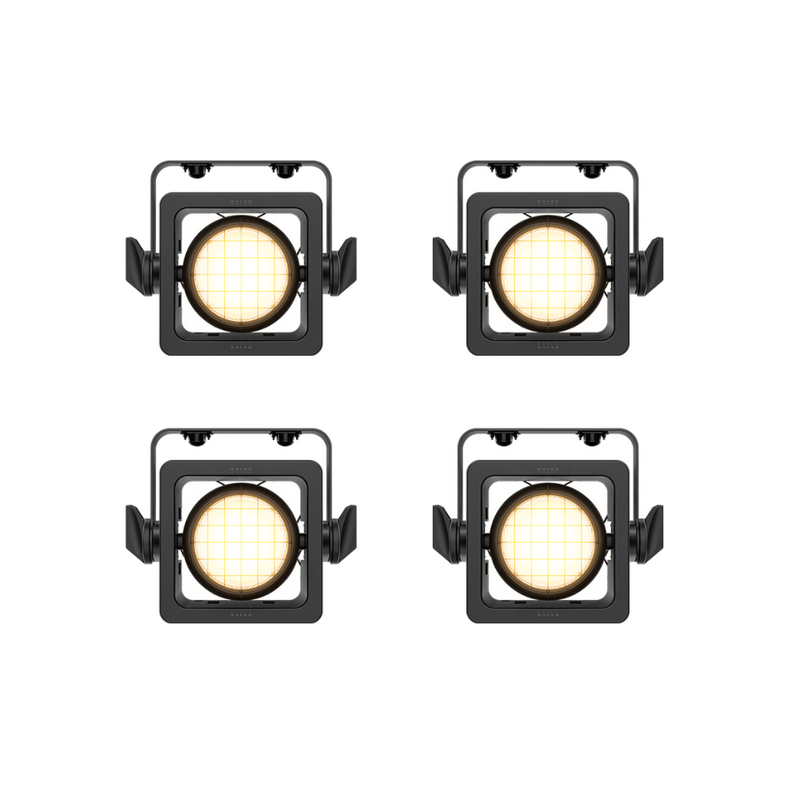 Chauvet Professional STRIKE-ARRAY1-HEADS 4 Frame Mounted Heads With Yokes And Cables