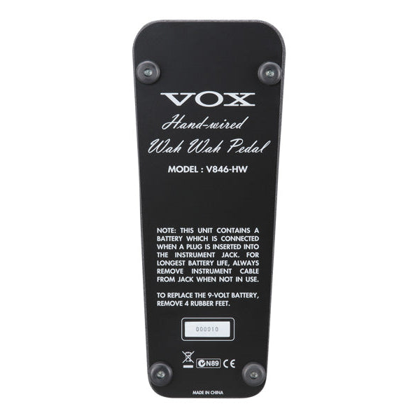 Vox V846-HW Hand-Wired Wah Pedal