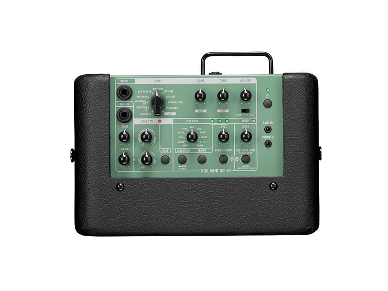 Vox MINI GO 10 Limited Edition 10-Watt Portable Modelling Amp (Olive Green)