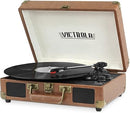 Victrola JOURNEY Bluetooth Suitcase Record Player (Brown)