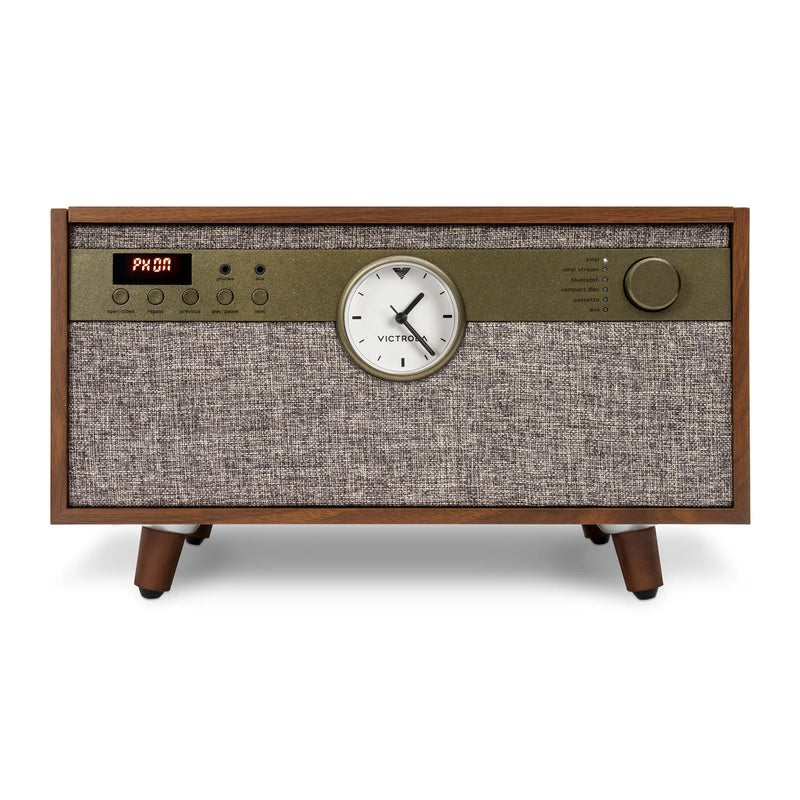 Victrola CENTURY SIGNATURE+ 6-In-1 Wood Record Player (Walnut)
