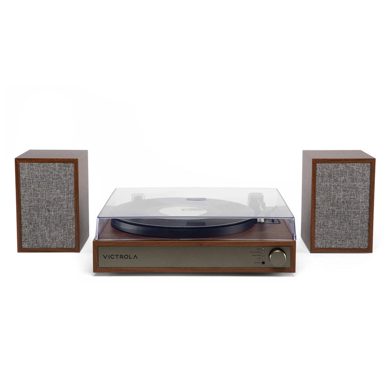 Victrola Harmony Turntable System (Walnut)