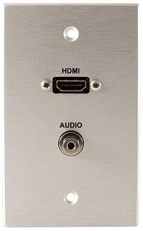 Covid W1201F-CA Plaque murale HDMI (anodisé transparent)