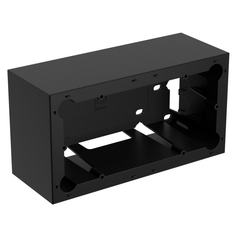 Audac WB220/SB Surface Mount Wall Box (Black)