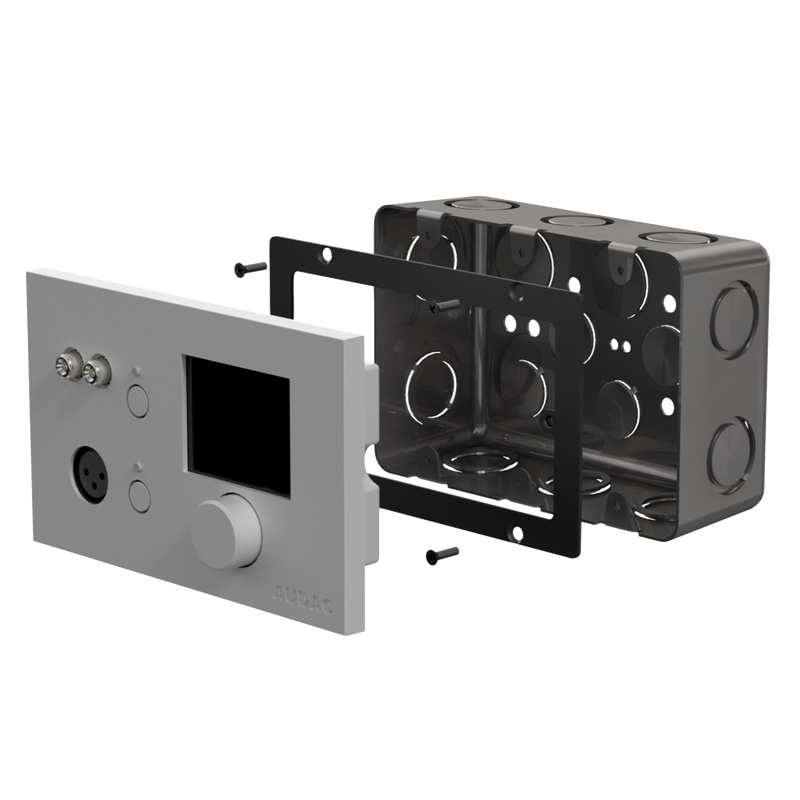 Audac WB50/AF Adapter Frame for WB50 to 3-Gang