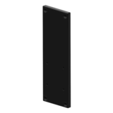Audac WBP100/B Plaque de support mural pour haut-parleur XENO/VEXO (Noir)