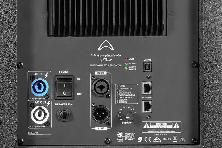Wharfedale WLA-28SUBA Powered Subwoofer - 2 x 15"