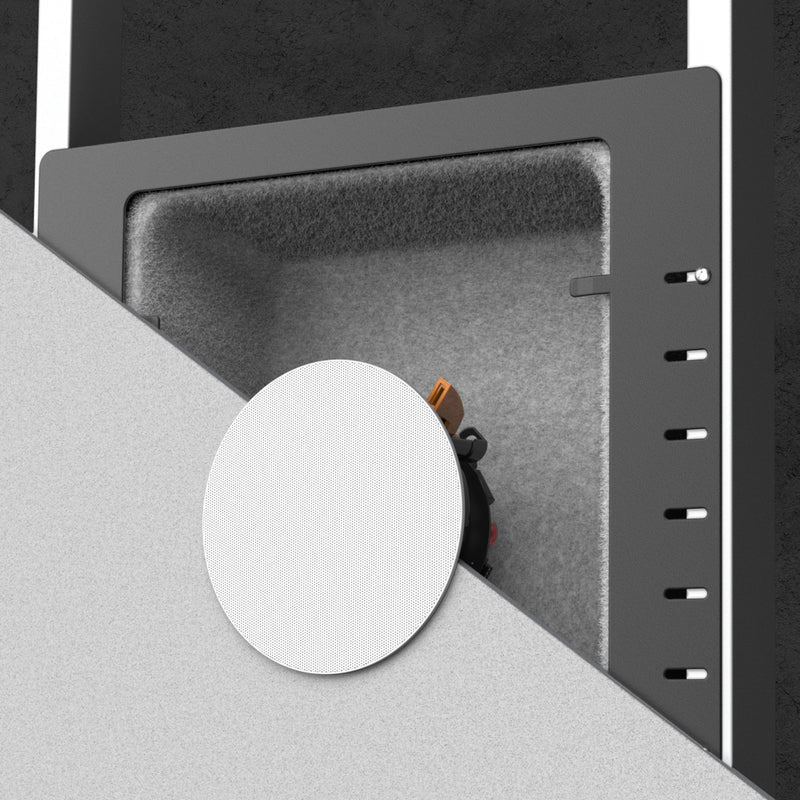 Audac WMM450 Metal in Ceiling/Wall Back Box for Flush Mount Speakers